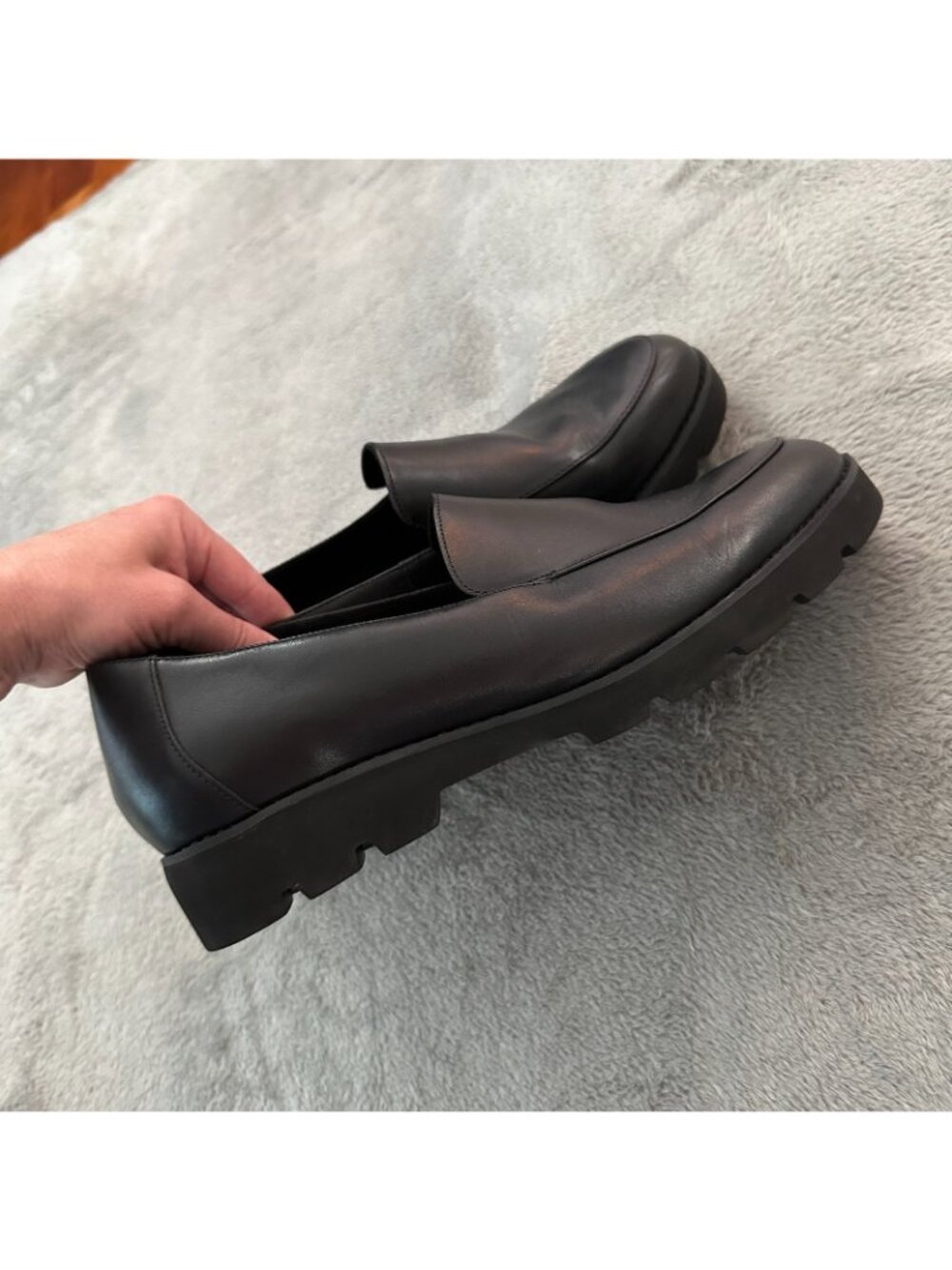 Vionic Black Kensley Leather Loafers Shoes Women's size US 11 Comfort Slip On - Picture 4 of 5